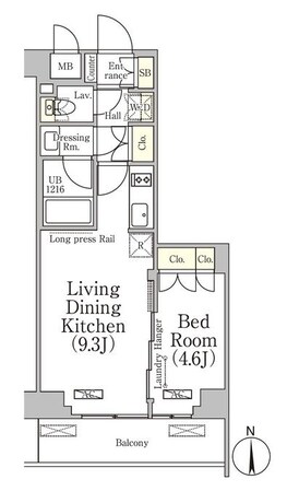 ベルファース大森山王の物件間取画像